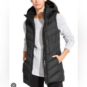 Like New Athleta Black Puffer Vest Size XS